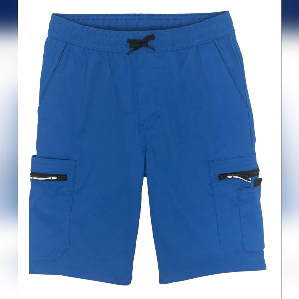 Wrangler Boy's Tech Cargo Shorts with Screen Cleaner Size Small 6/7